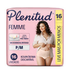 Roupa Íntima Plenitud Femme P/M 16 Un