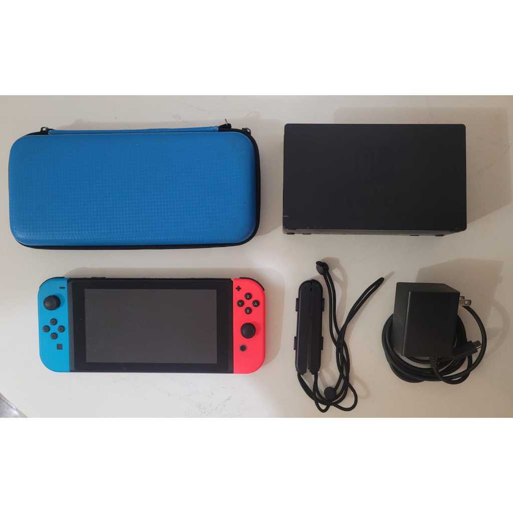 Nintendo Switch V2 Com Case de transporte
