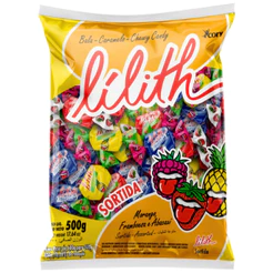 Balas Mastigáveis Lilith Sortida 500g Cory