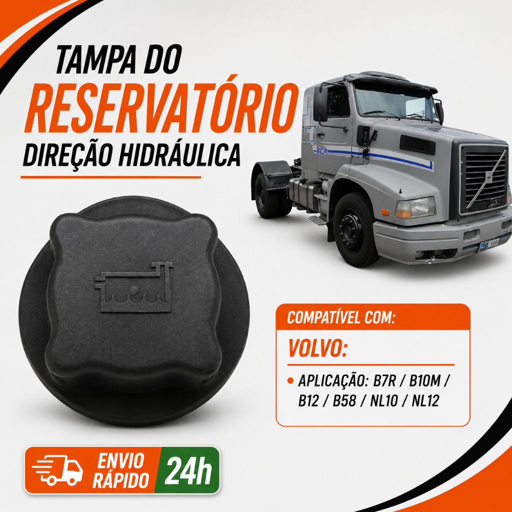 Tampa Reservatório Dágua Volvo B7r B10m B12 B58 Nl10 Nl12
