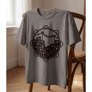 Camiseta Pandeiro Favela Masculina 100% Algodão Samba Pagode Música Brasileira