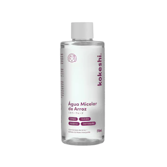 Rice Água Micelar de Arroz Kokeshi Hidrata Limpa e Demaquila 215ml