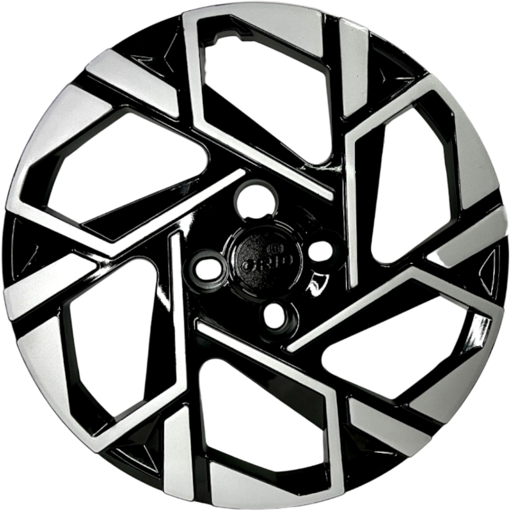 01 Calota Carlota Hb20 Hb20S Roda Aro 14 2020 2021 2022 2023 2024 Preto com Prata
