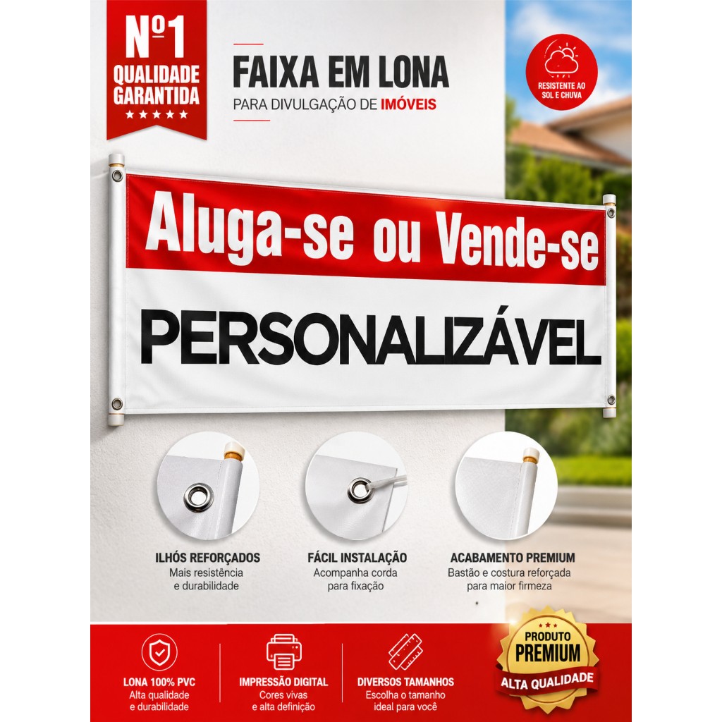 Faixa ou banner vende-se e aluga-se personalizado com a sua arte diversos tamanhos