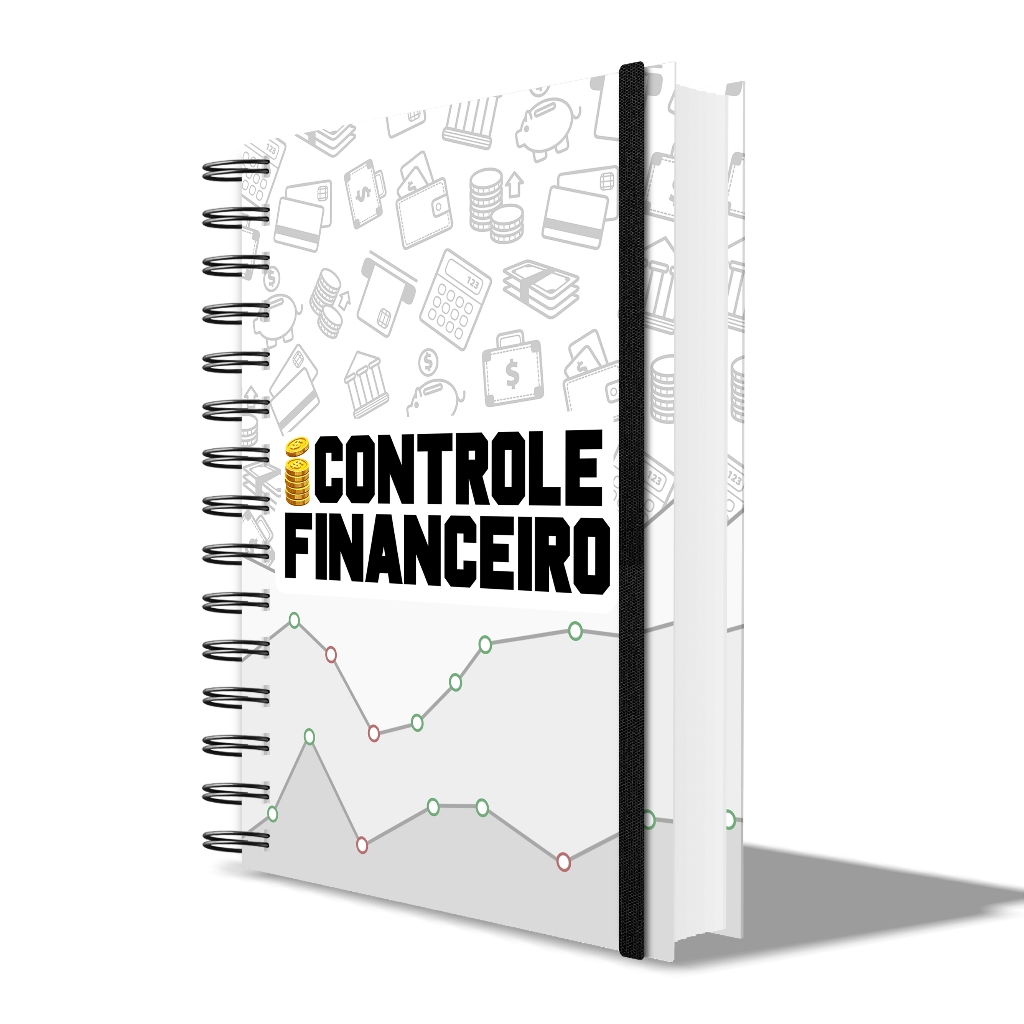 Caderneta Controle Financeiro Caderno Anotações Minhas Finanças Meus Ganhos Organização Financeira · foto 2