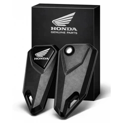 Chave Canivete Para Moto Honda Titan Fan 160 Xre Bross CB300 Start Sahara + Logo Preto