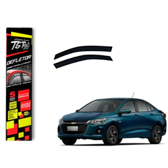 Calha de Chuva Chevrolet Onix Plus 2019 a 2027 TG Poli Defletor 4 portas Protetor Janelas Fumê