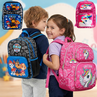 Mochila Infantil Escolar Personagens Menino Menina Creche Pré Escola Costas Leve Resisten…