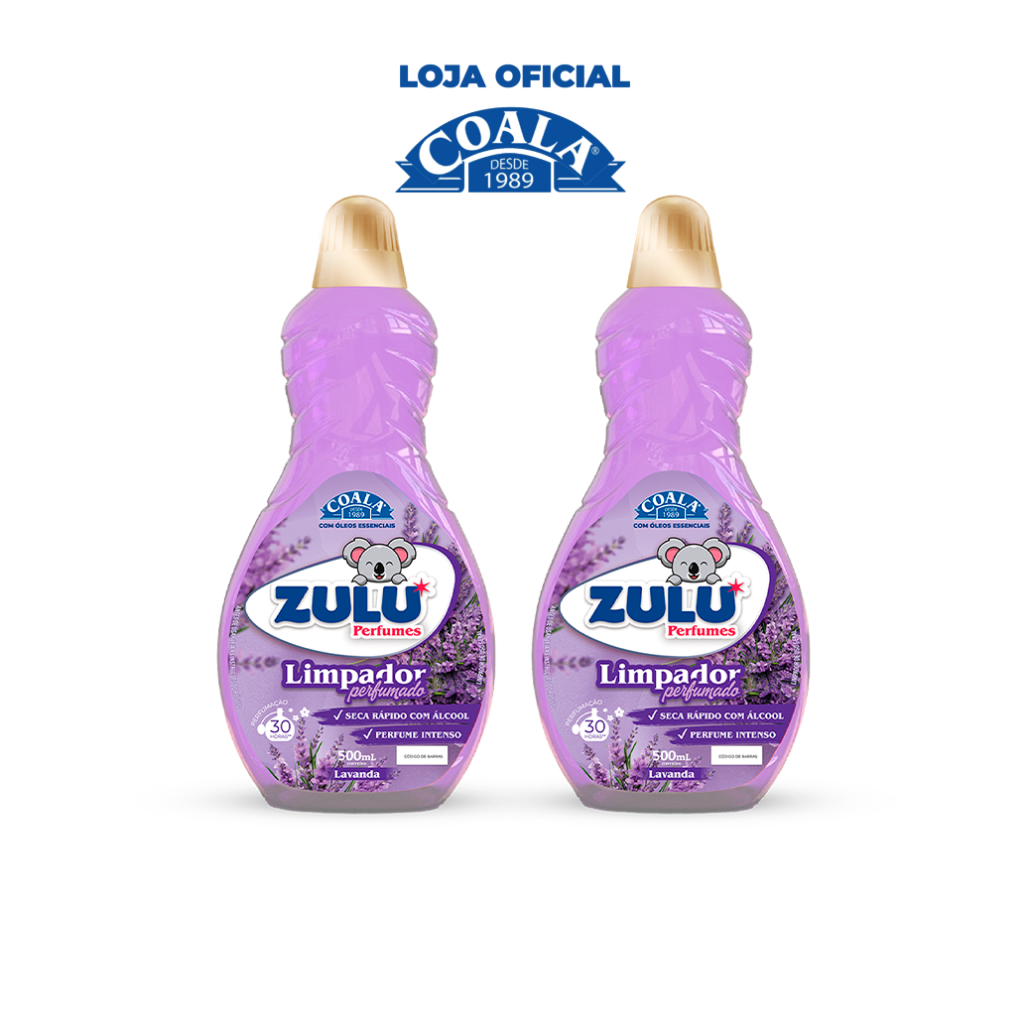 Kit Limpador Zulu Perfumes Lavanda 500 ml