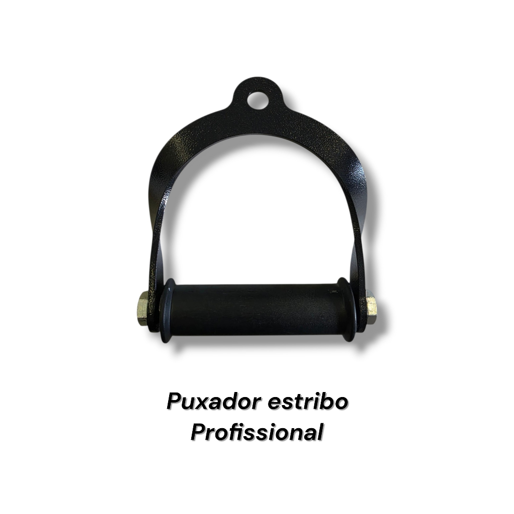 Puxador estribo fechado reforçado Profissional com giro academia musculação