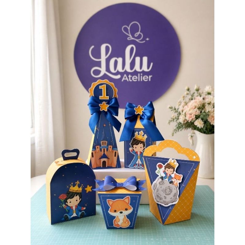 KIT FESTA PERSONALIZADO - O PEQUENO PRÍNCIPE -  Lembrancinhas, festa infantil, caixinhas personalizadas, decoração