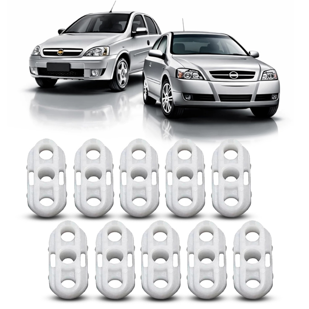 Kit 10 Buchas Braço Máquina Vidro Astra Corsa