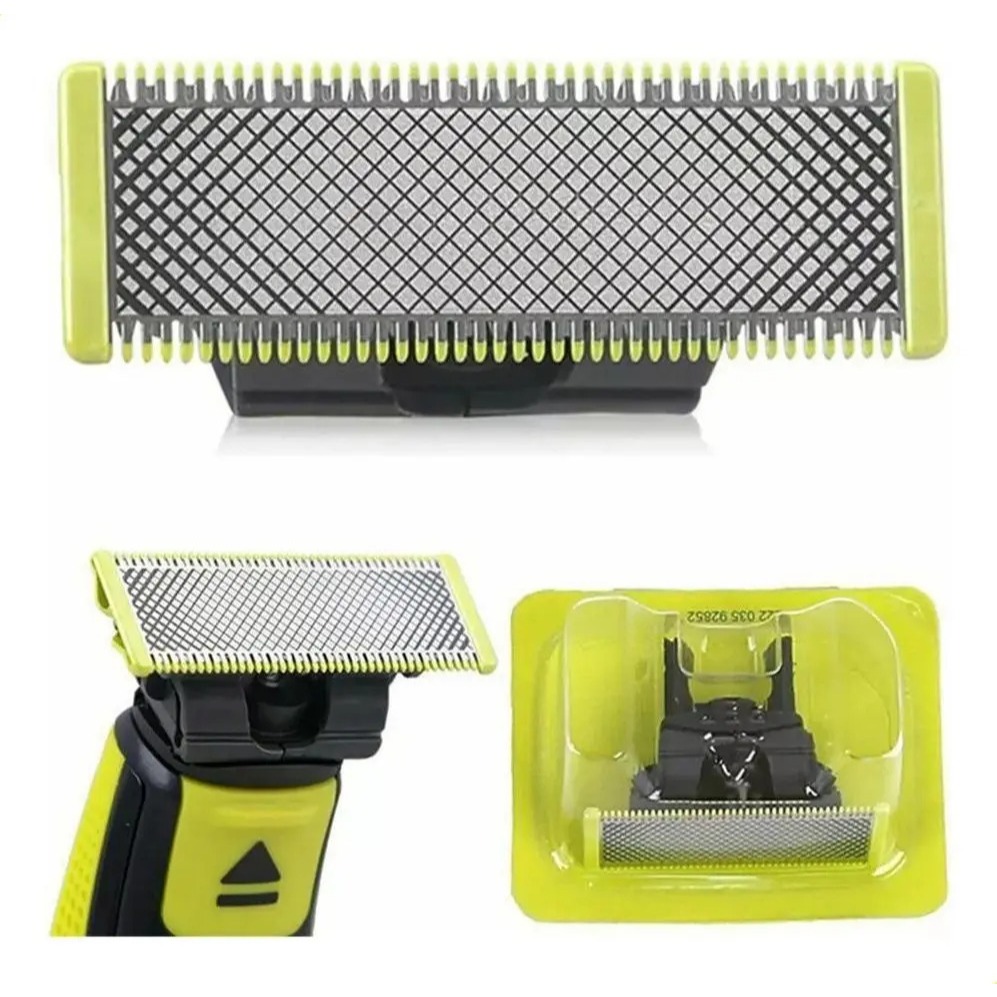 Lâmina Refil Para Barbeador OneBlade e OneBlade Pro Máquina para barbear Philips - QP2510, QP2521,