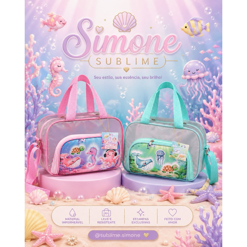 KIT 10 15 20 25 malinhas Transparente Infantil Personalizada -Fazemos no seu tema e cores! festa infantil 30x20x15