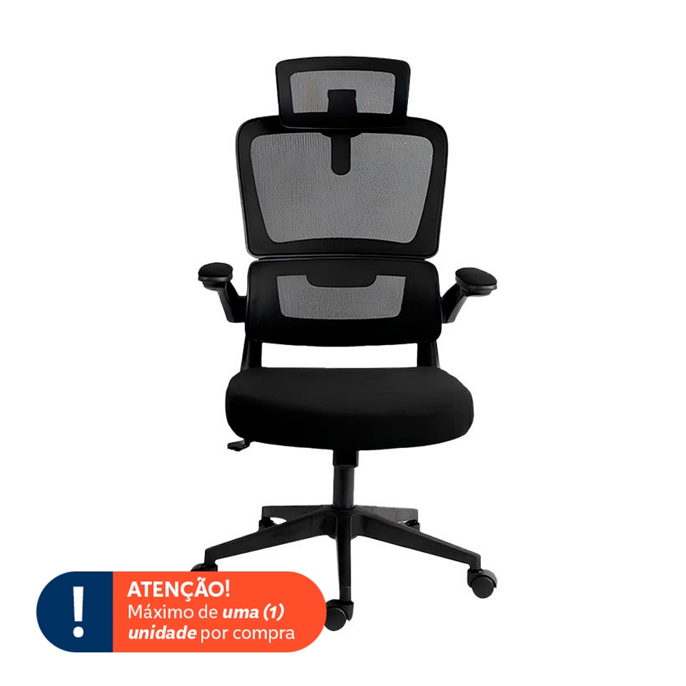 Cadeira Office Redragon Hela, Ergonomica, Preto, C214-B