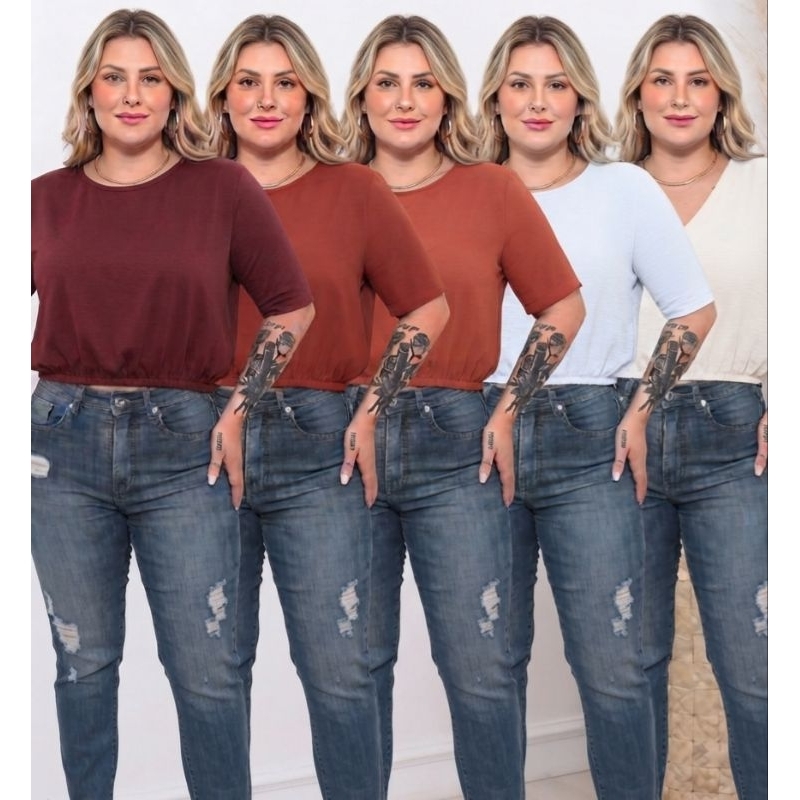 Blusa Feminina Plus Size#moda plus*