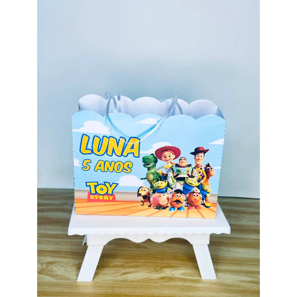 Sacolinha Personalizada Festa Aniversário |Toy Story | Lembrancinha Infantil | Qualquer Tema