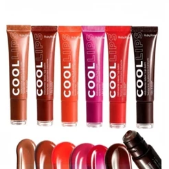 Gloss Hidratante Labial Ruby Rose Cool Lips Lip Balm Hidratação Intensa Longa Duração
