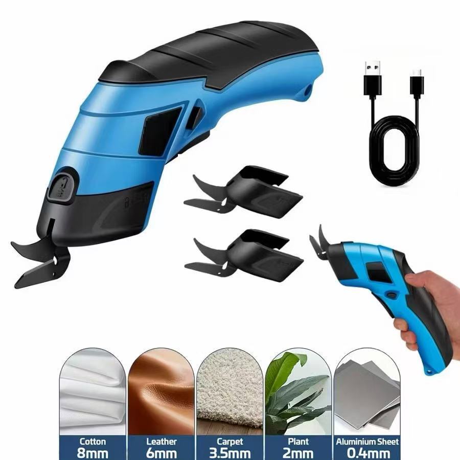 Tesoura Eletrica Recarregavel Multiuso Corte Tecidos Papelao Adicionar aos favoritos