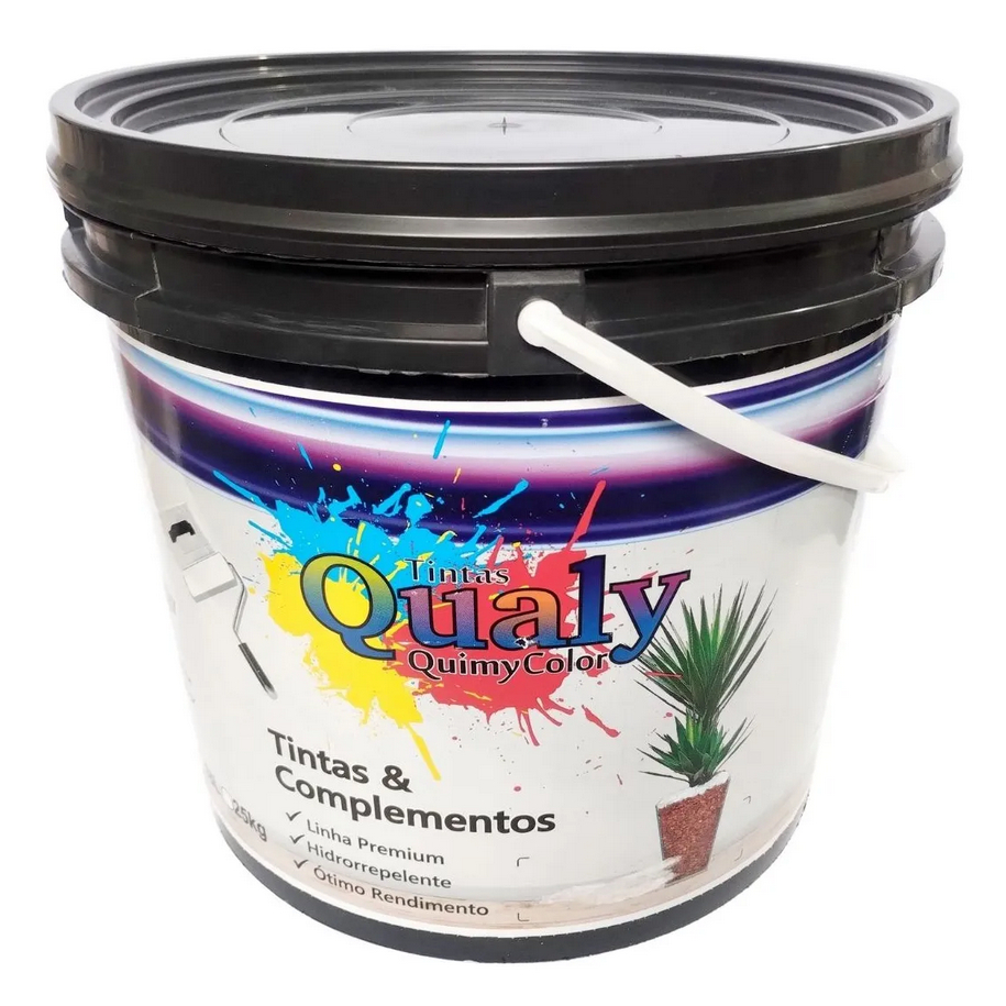 Tinta Acrílica Sem Cheiro 18Kg / 5Kg Antimofo Qualy Economica De Alto Rendimento