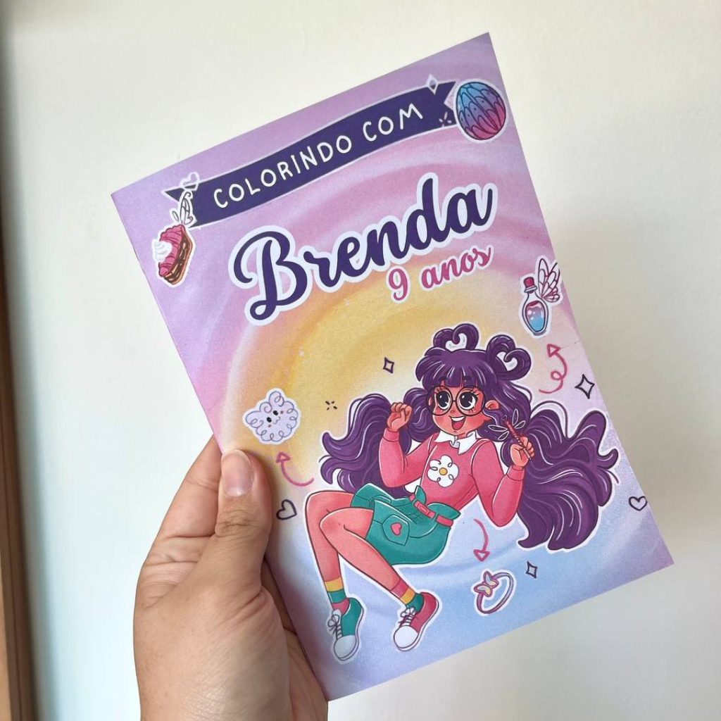 Livro de Colorir Personalizado Princesa Desastrada /Lembrancinha de Aniversário/ Festa Infantil