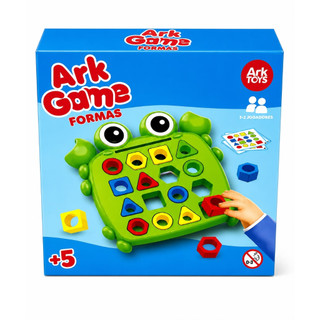 Ark Game Formas Brinquedo Educativo Infantil Encaixe Formas Geométricas Coordenação Motora Jogo Pedagógico Ark Toys +5 A