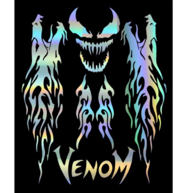 Adesivo  Bike Moto holografico Modificado WISP VENOM Para Pára-Lamas Motocicleta Fora de Estrada