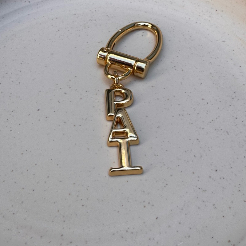 Kit Lembrancinha Dia dos Pais Chaveiro Mosquetão Dourado PAI com Caixa de Presente Chique Sofisticado