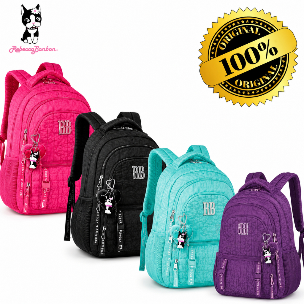 Mochila de Costas Rebecca Bonbon Sweet Dreams RB27005 Escolar Juvenil Grande