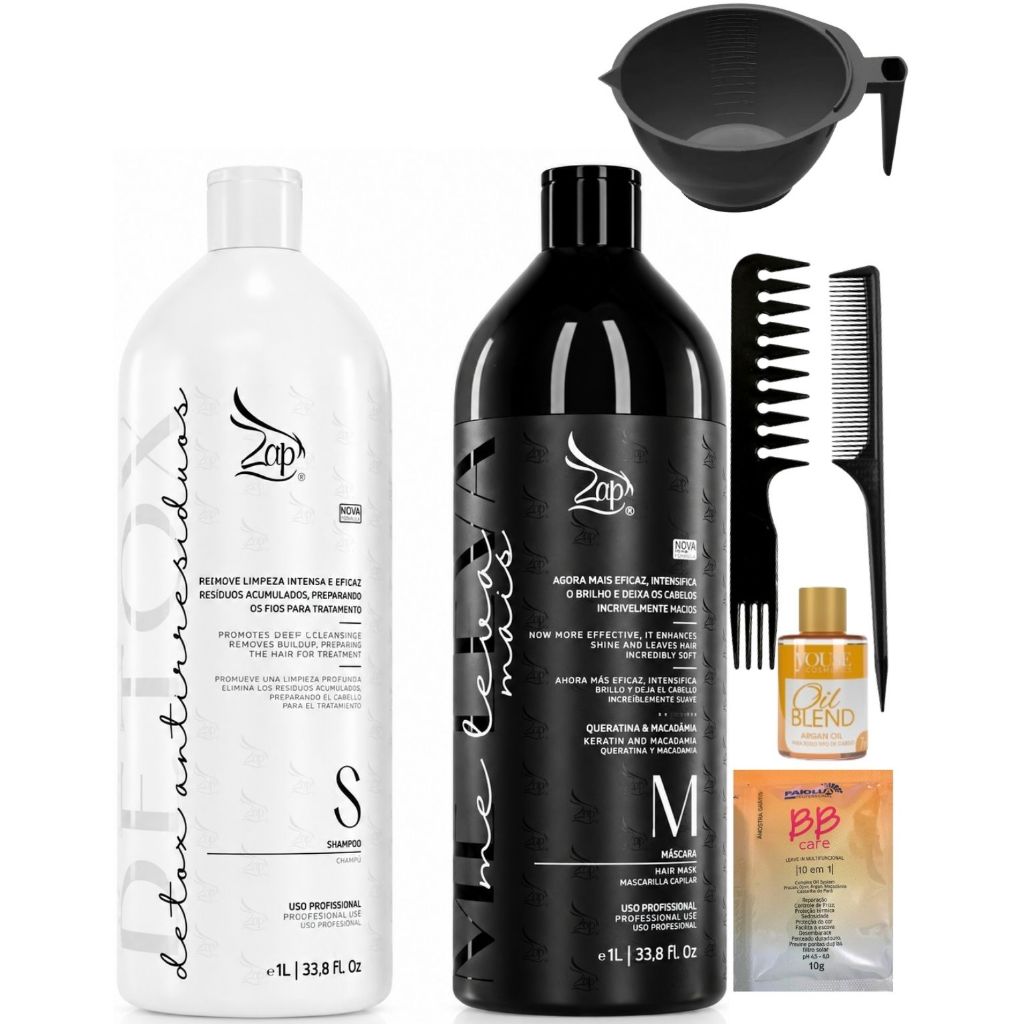 Kit Ecova Progressiva Zap Me Leva+ Profissional 2x1L  A mais vendida Original