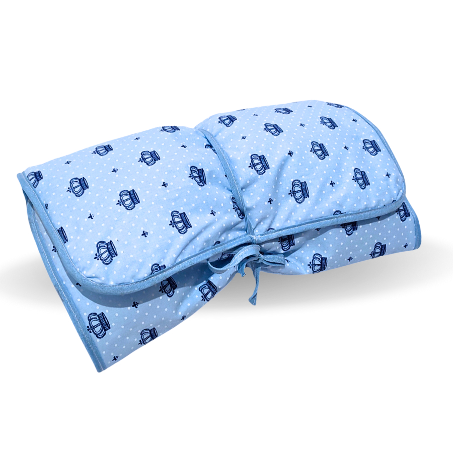 Trocador Portátil Bebê Impermeável Dobrável Com Bolso Enxoval Completo Varias Estampas — imagem 2 de 2