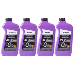 Kit 4L Óleo De Cambio Fluido de Transmissão 75w80 API GL5 Semissintético Radnaq 1 Litro