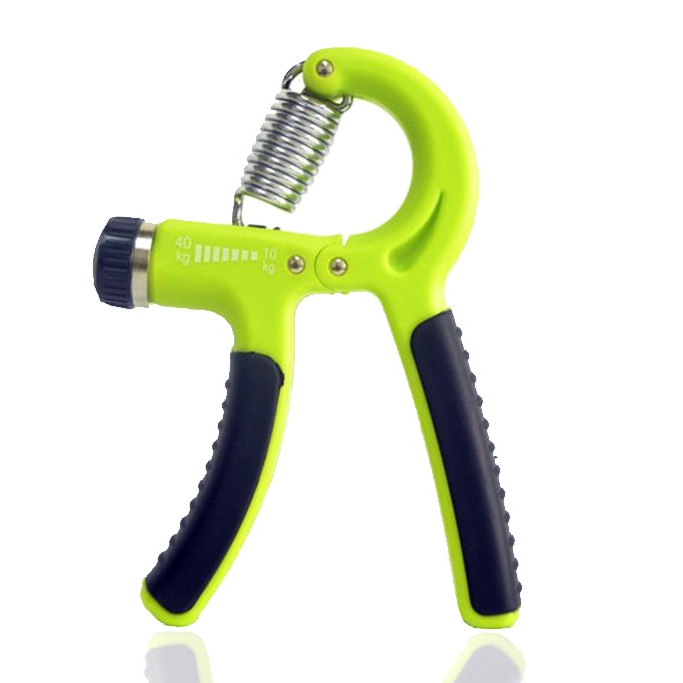 Flexor De Punho Ajustável Hand Grip De Mola Exercício Antebraço Mãos Dedos Fisioterapia 5-60Kg Verde