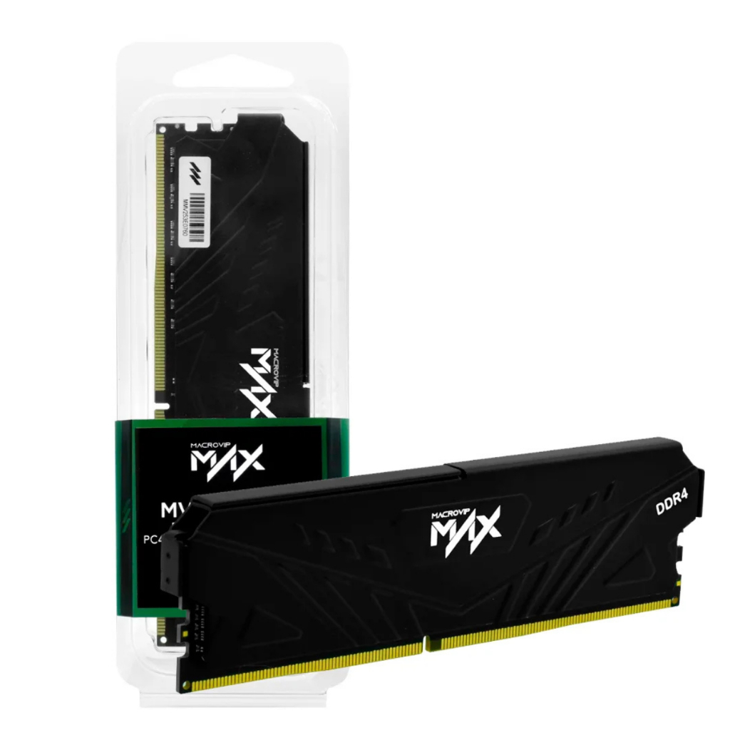 Memoria Macrovip Max, 16GB (1x16GB), DDR4, 3200MHz, C16, Preto, MVX32N16-16