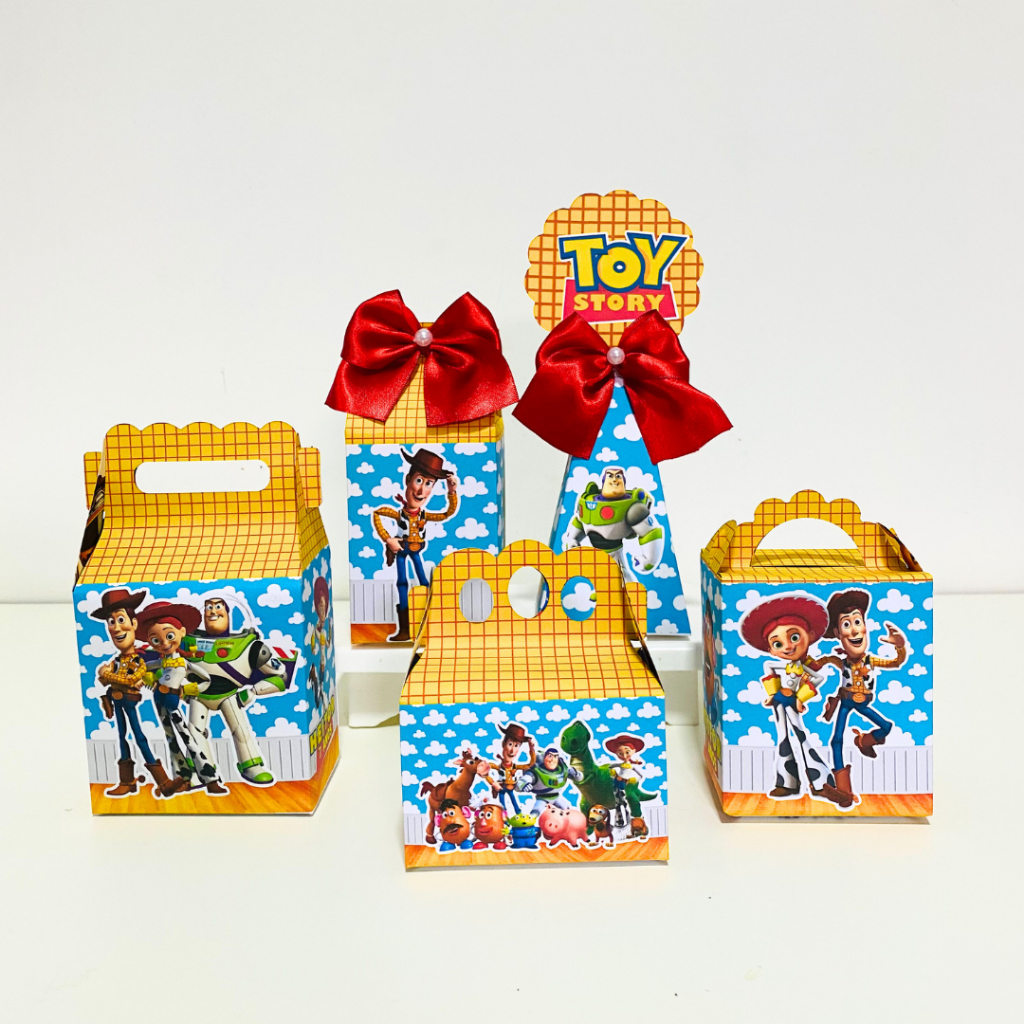 Kit Festa Toy Story Lembrancinha Personalizada Aniversário Infantil Caixas Desmontadas