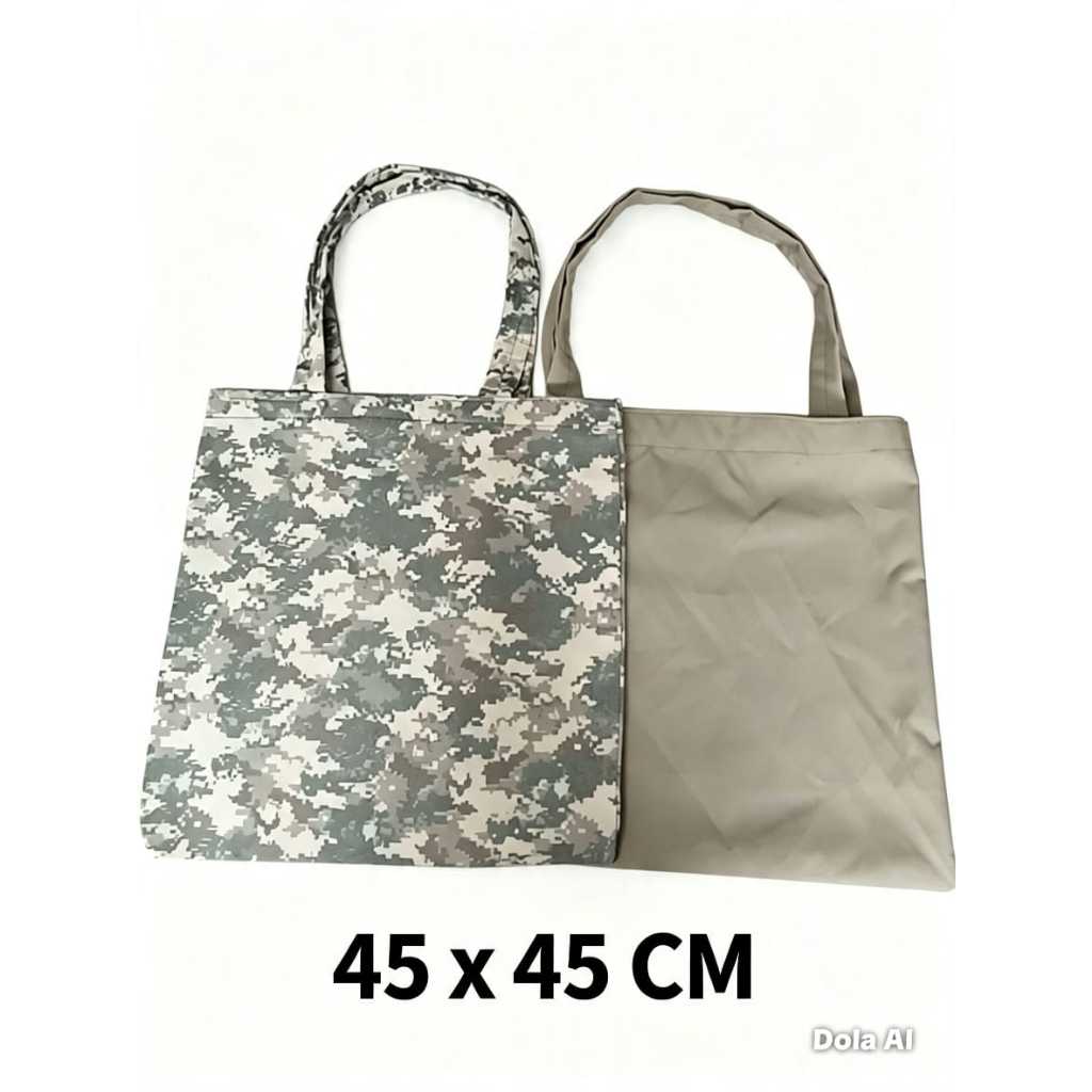 Kit com 2 Sacola Ecobag Em Tecido Resistente Reutilizável Medida 45x45cm
