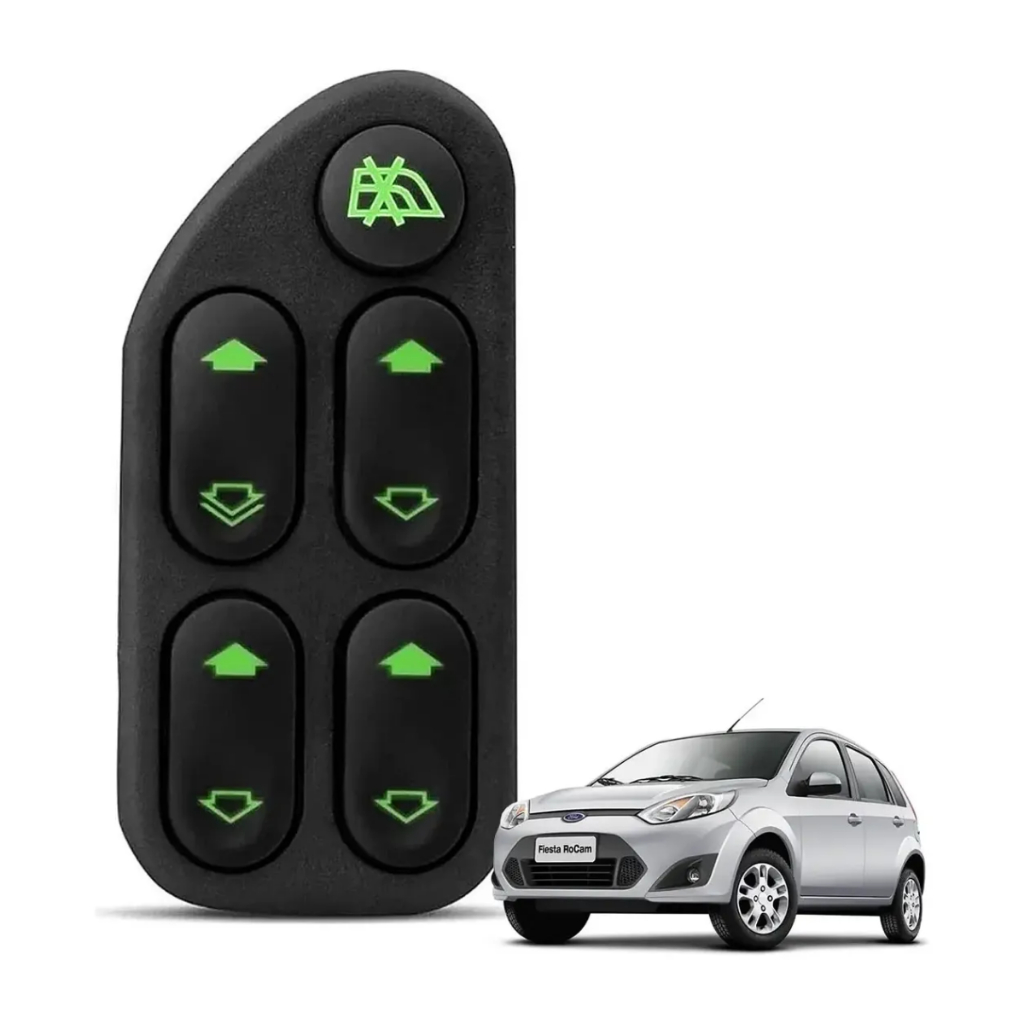 Botão Vidro Elétrico Quadruplo Ford Fiesta Ecosport Ranger