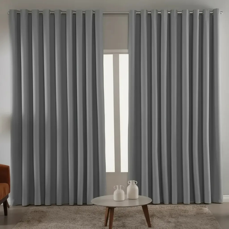 Cortina Blackout 100% Bloqueio de Luz Tecido Premium Corta Claridade