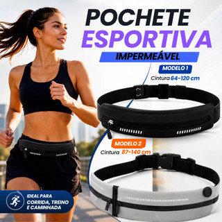 Pochete Running Esportiva Porta Celular Ajustável Fitness Caminhada Ciclismo
