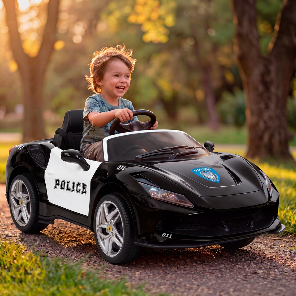 Carrinho Elétrico Infantil Com Controle Remoto Ferrari