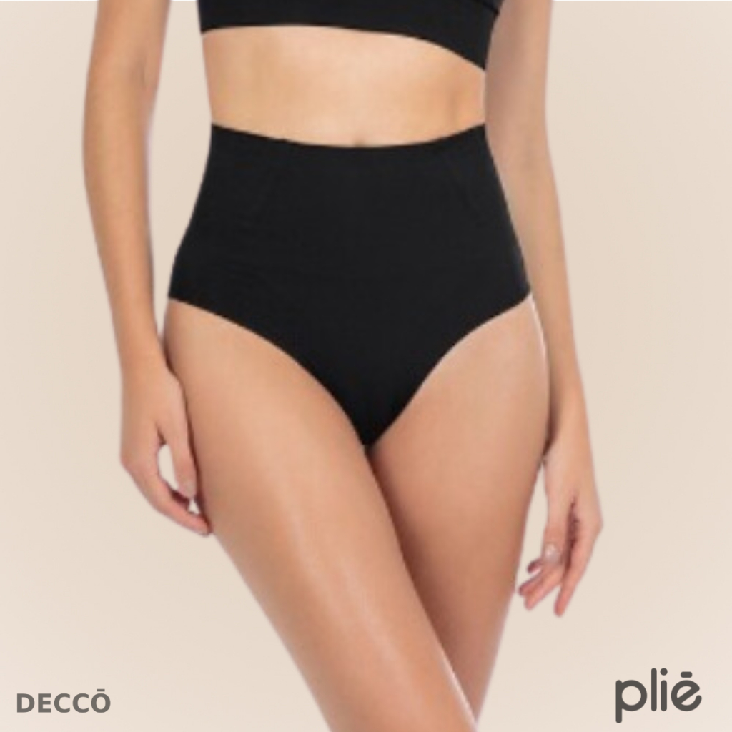Calcinha Cintura Alta Plie Linha Control Skin Modela o Bumbum e Reduz Medidas Co