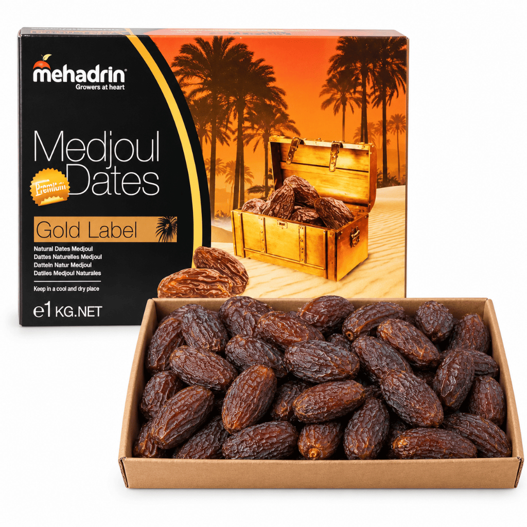 TÂMARA FRESCA MEDJOUL MEHADRIN SUPER JUMBO 1KG Lacrada