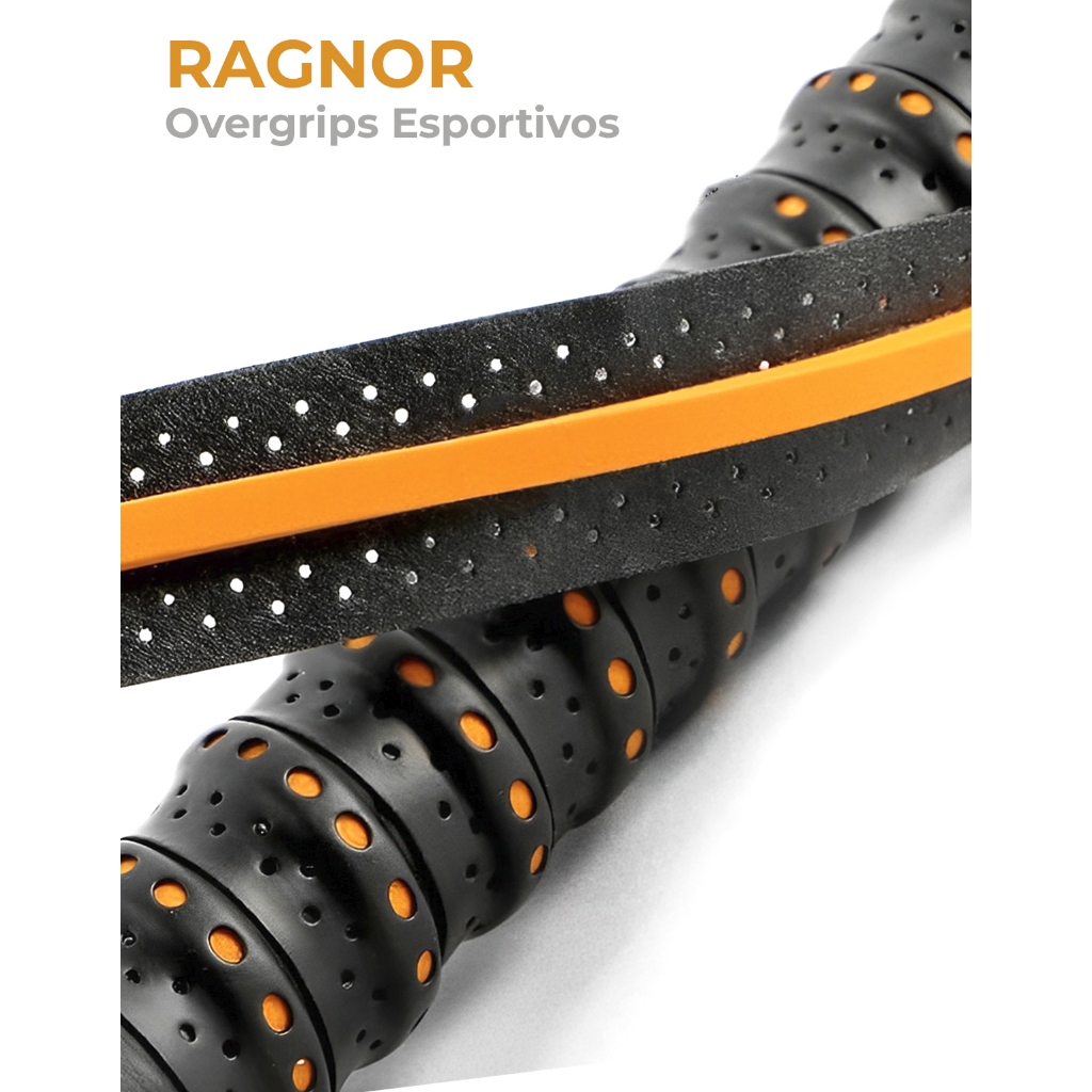 Overgrip Ragnor Para Raquete de Tennis, Padel, Pickball, Badminton, Squash, Beach Tennis