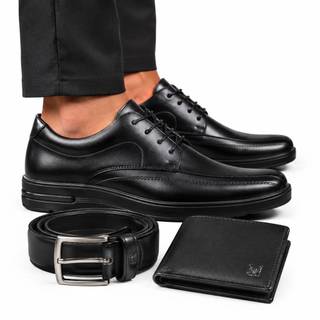 Sapato Masculino Social Cadarço Footwear Confort Gel Promoçao Entrega Imediata