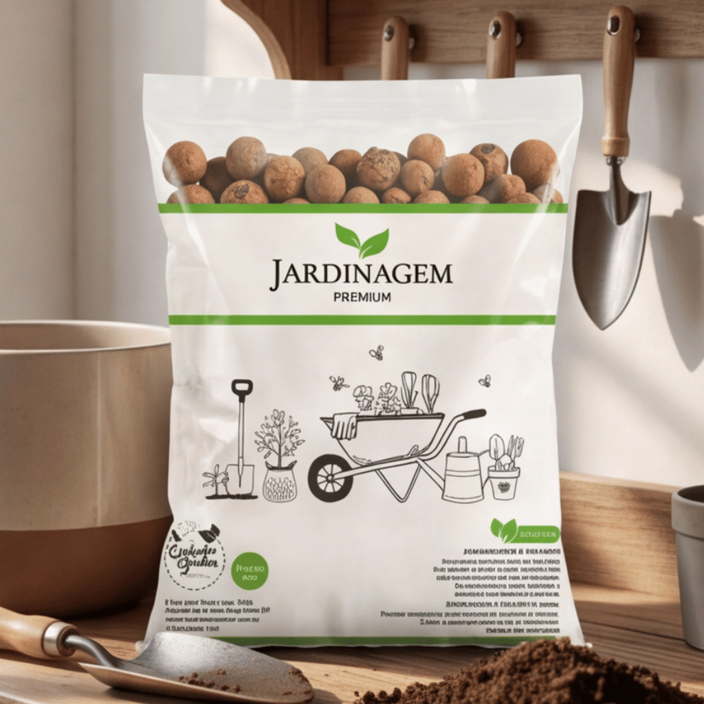 Argila Expandida para Plantas e Vasos Drenagem para Jardinagem Premium 01Lts 05Lts 10Lts 25Lts
