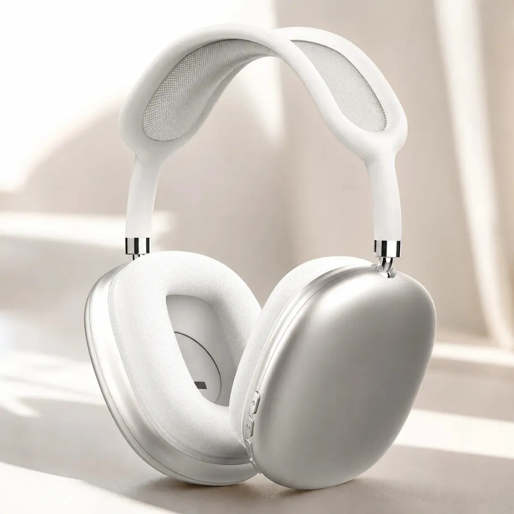 Fone de Ouvido Bluetooth Sem Fio Over Ear P9 - Bateria Longa Microfone Dobrável, Confortável