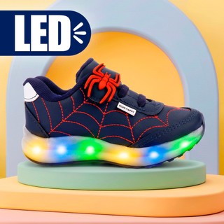 Tenis Infantil Masculino Tenis Led Menino Aranha Tenis De Menino Masculino Tenis Infantil…