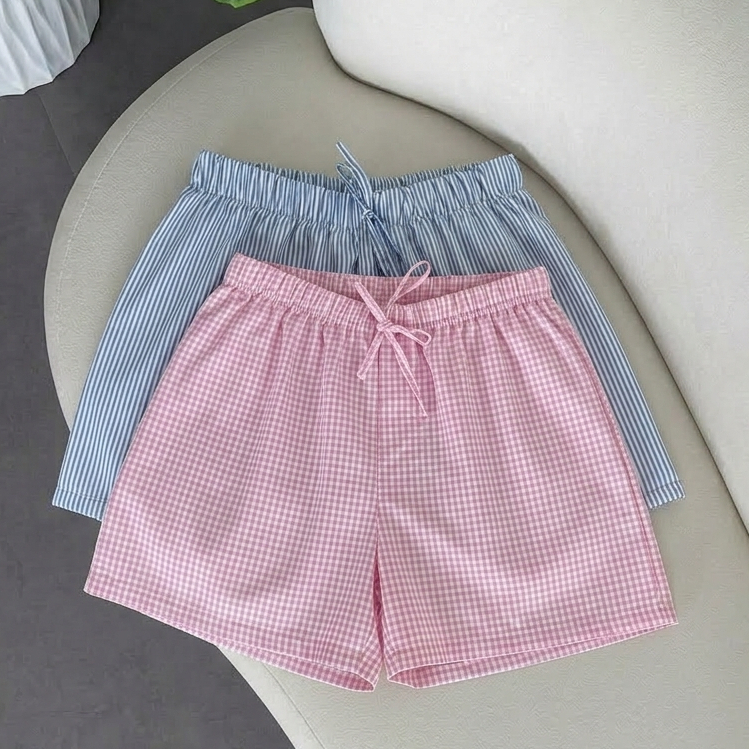 Kit 2 Short Feminino Básico Cintura Alta Casual Com Elástico Short feminino Soltinho