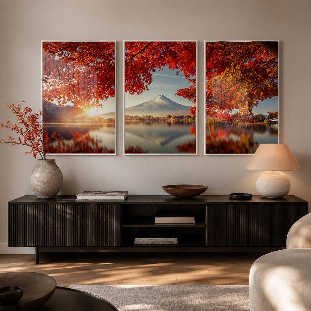 Quadro Decorativo Florescer do Sol Com Moldura 50x75 ou 60x90