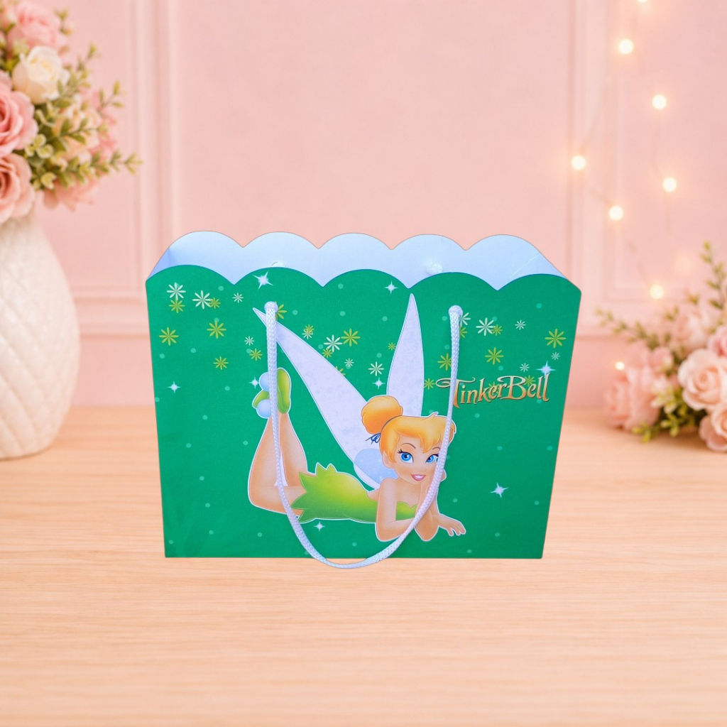 Sacolinha personalizada Sininho Thinker Bell lembrancinha kit festa caixinhas aniversário mimos Papelaria Personalizada